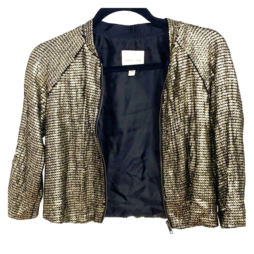 NWOT. Sequin Blazer Bomber Jacket